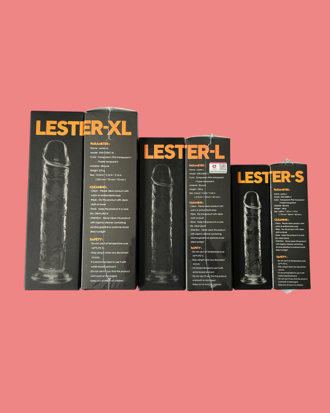 LESTER S Dildo 17.5 cms