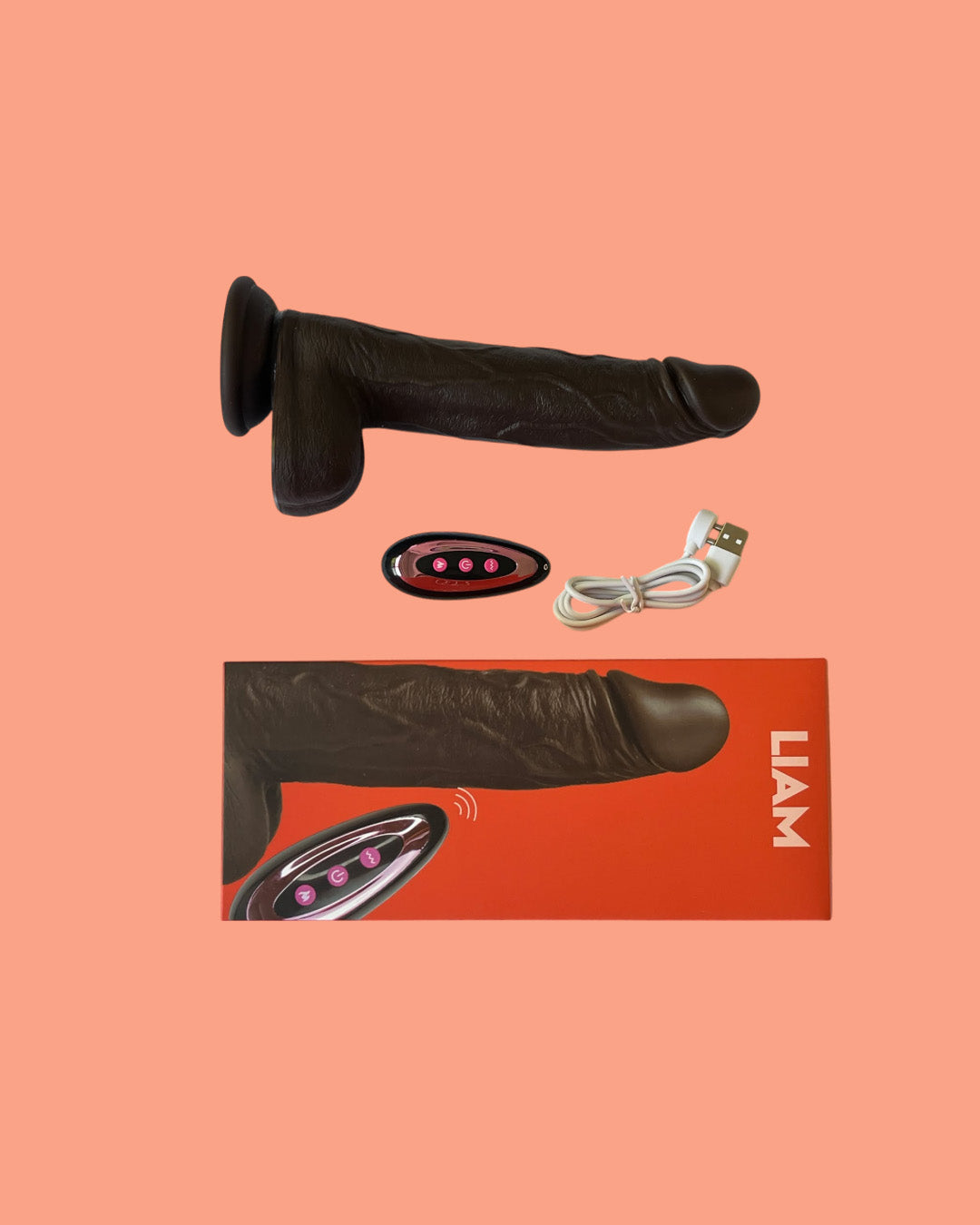 LIAM Vibrador combina vibracion, empuje y calentamiento a control remoto