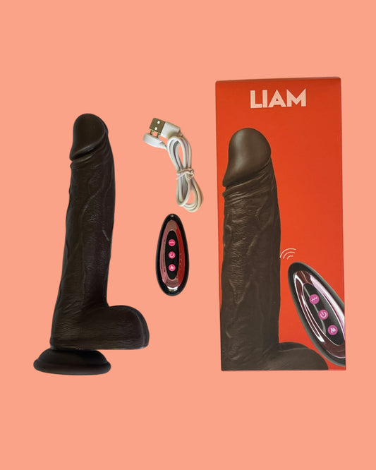 LIAM Vibrador combina vibracion, empuje y calentamiento a control remoto