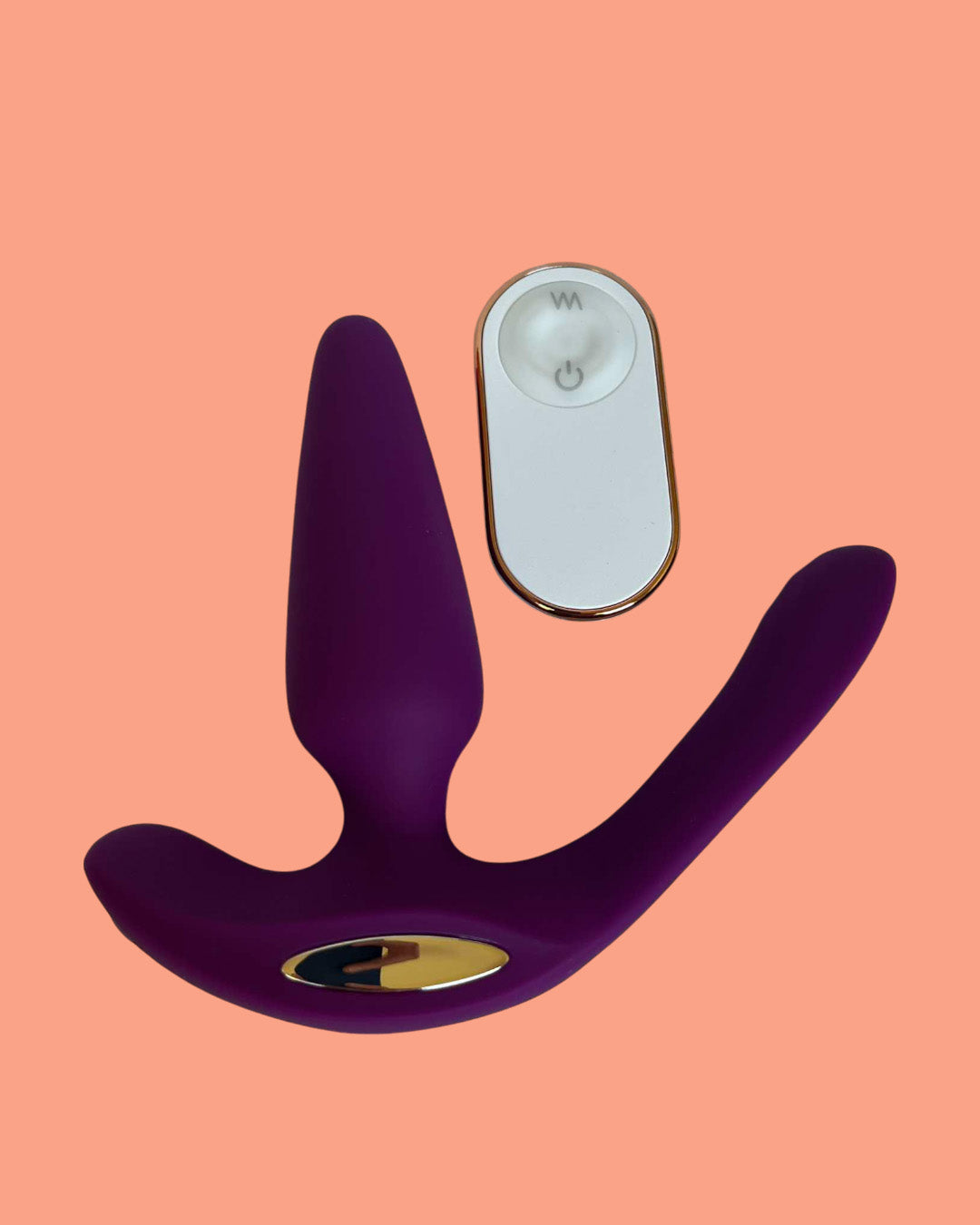 MEDEA RCT Plug anal vibrador y clitoris a control remoto