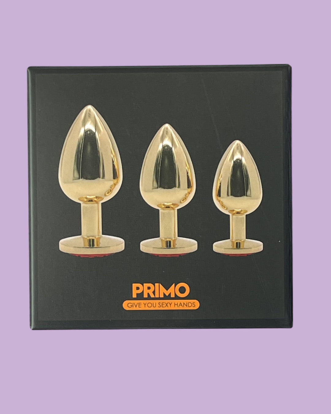 PRIMO Set de 3 plug anal edicion de lujo Dilatador anal
