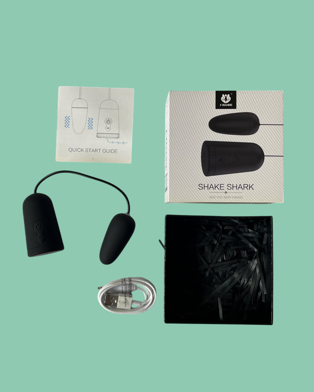 SHAKE SHARK Vibrador doble bala