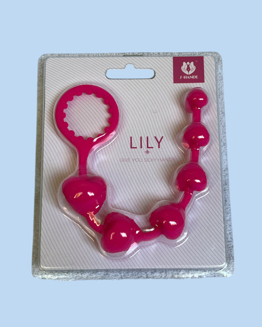 LILY Anillo de pene con dilatador anal