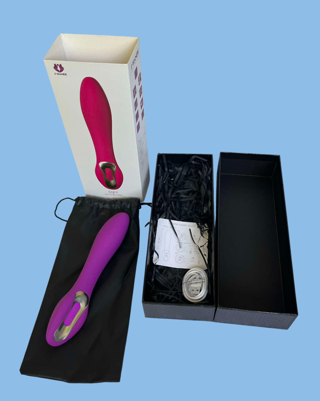 SOFT Masturbador femenino Punto G y clitoris Empuja y vibra