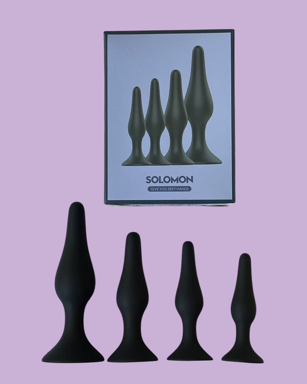 SOLOMON Set de 4 plugs anal dilatador anal