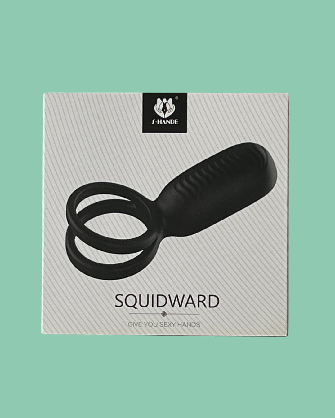 SQUIDWARD Anillo doble para pene con vibrador para estimular el clitoris