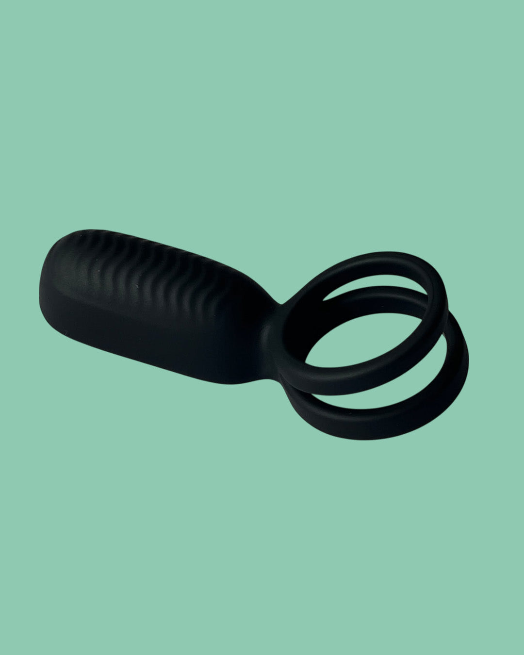 SQUIDWARD Anillo doble para pene con vibrador para estimular el clitoris