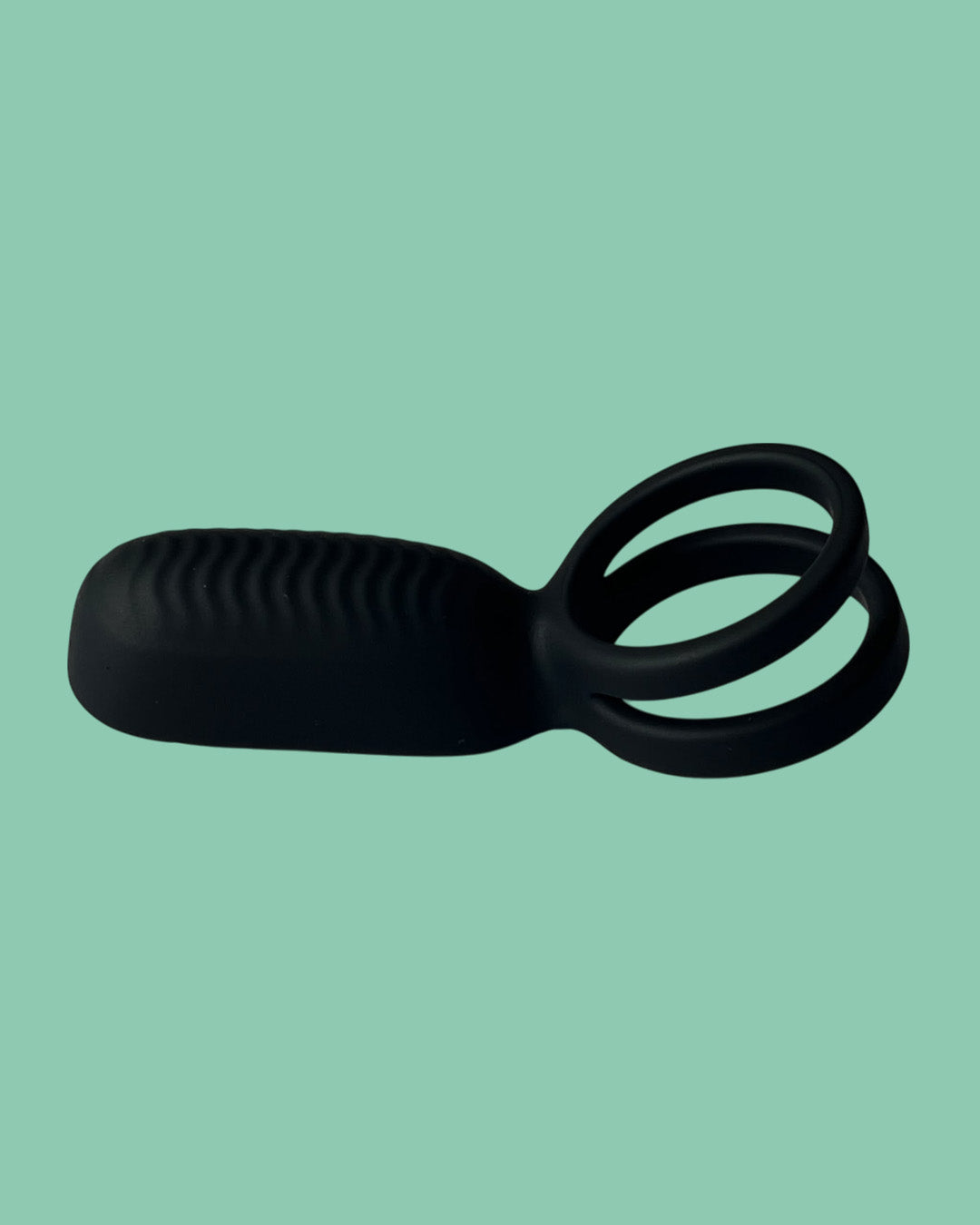 SQUIDWARD Anillo doble para pene con vibrador para estimular el clitoris