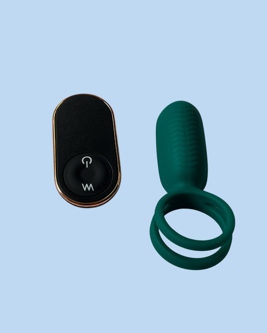 SQUIDWARD RCT Anillo doble para pene con vibrador para estimular el clitoris a control remoto