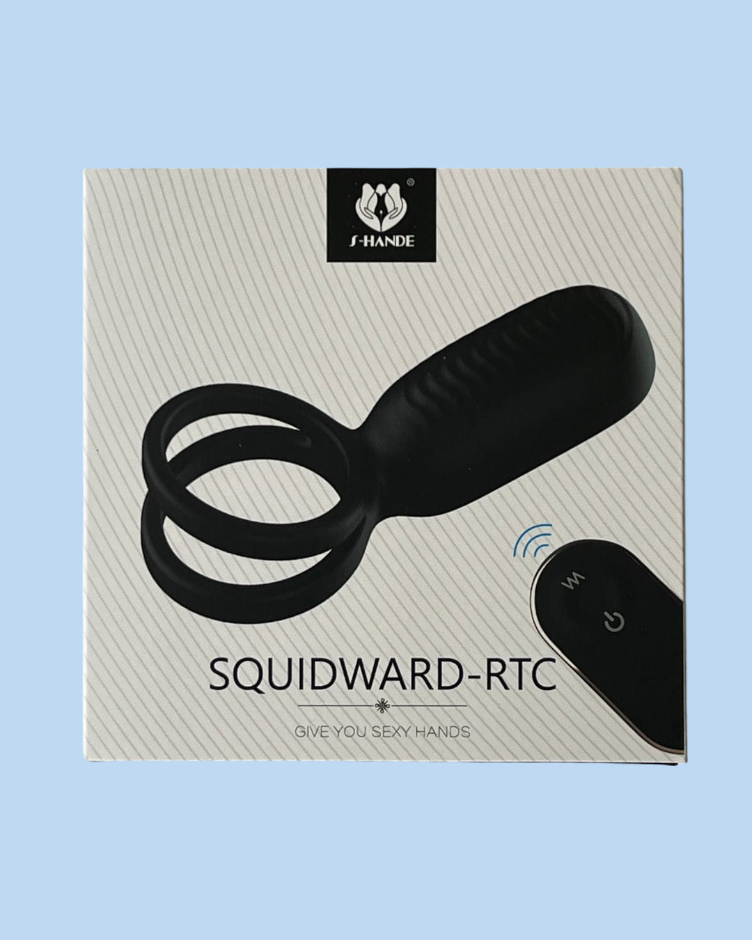 SQUIDWARD RCT Anillo doble para pene con vibrador para estimular el clitoris a control remoto