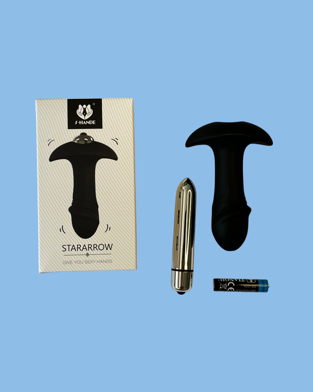 STARARROW Plug anal vibrador Dilatador anal con bala