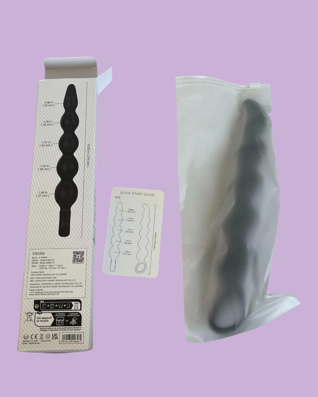 STEVEN Plug anal ergonomico flexible