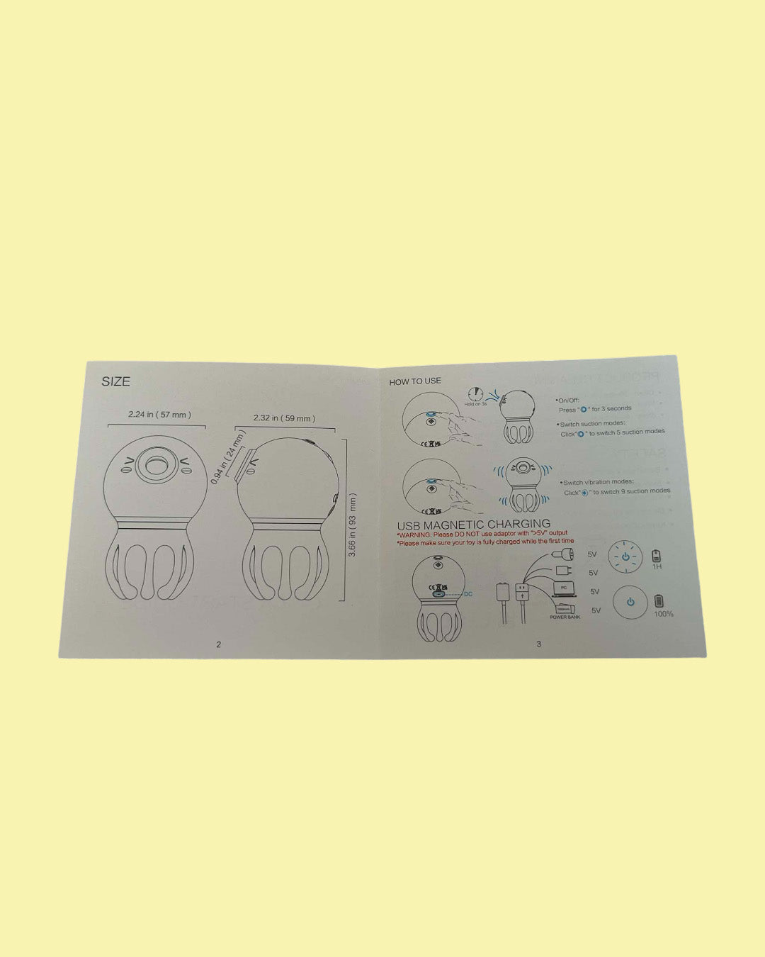 TINGLING Vibrador y succionador de clitoris estimulador de pene