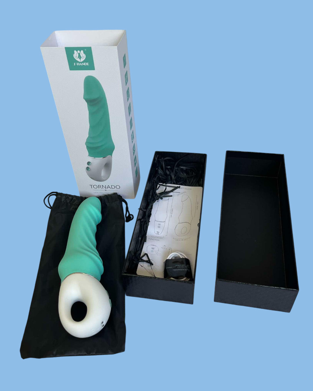 TORNADO Vibrador femenino - realistico