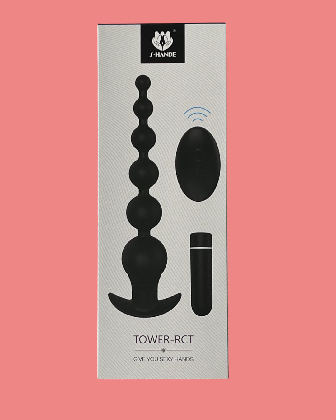 TOWER RCT Plug anal con bala vibradora a control remoto