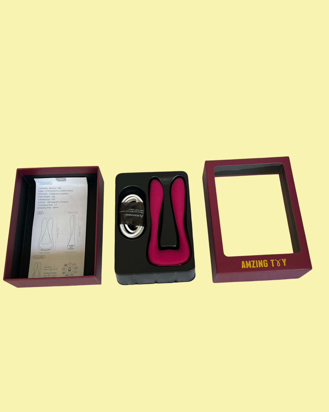 AMZING TOY VANESSA Vibrador doble estimulacion Punto G y clitoris