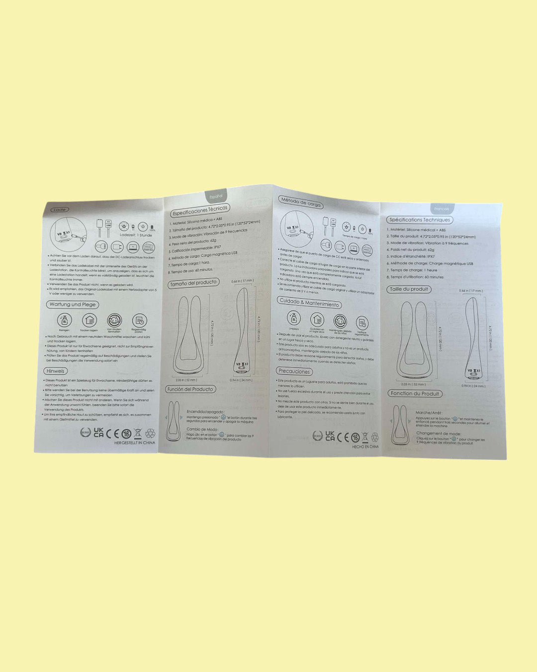 AMZING TOY VANESSA Vibrador doble estimulacion Punto G y clitoris