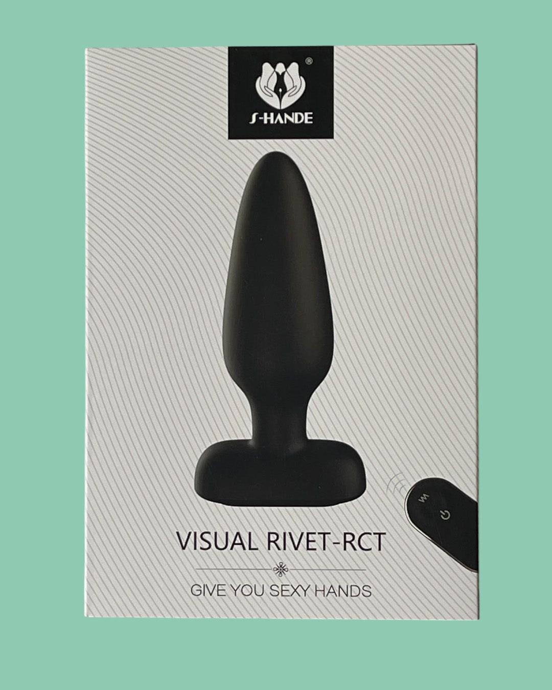 VISUAL RIVET RCT Plug anal vibrador a control remoto