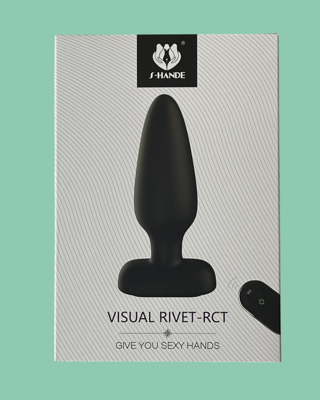 VISUAL RIVET RCT Plug anal vibrador a control remoto