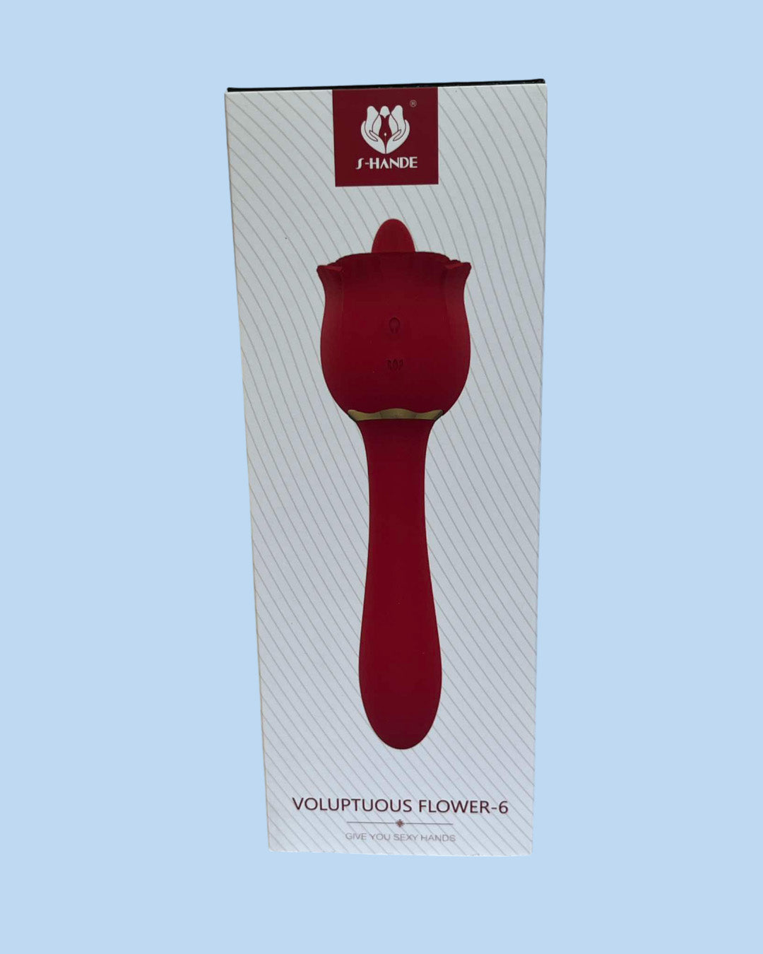 VOLUPTUOUS FLOWER 6 Vibrador con lengua estimuladora doble funcion
