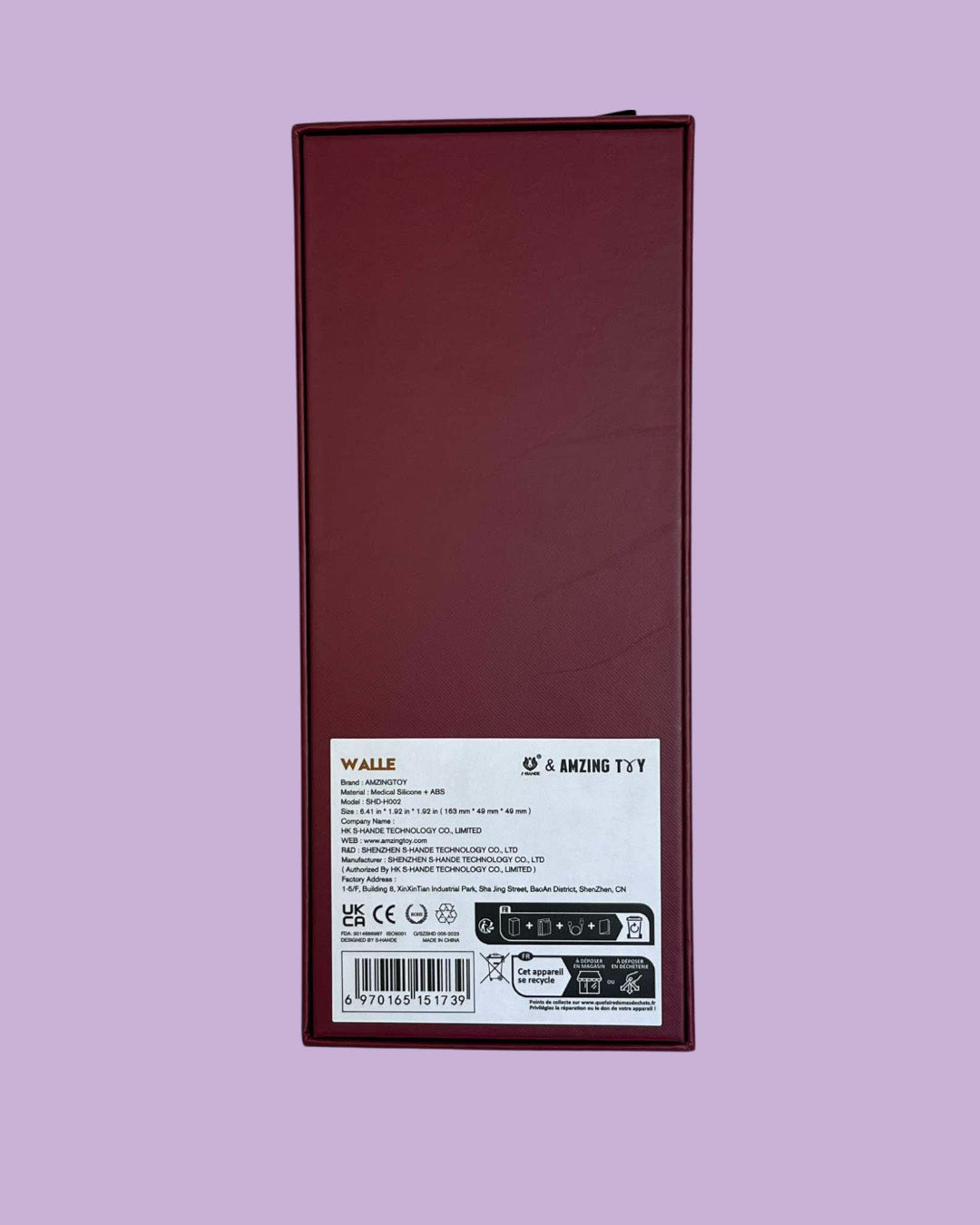 AMZING TOY WALLE Vibrador masajeador Edicion de lujo