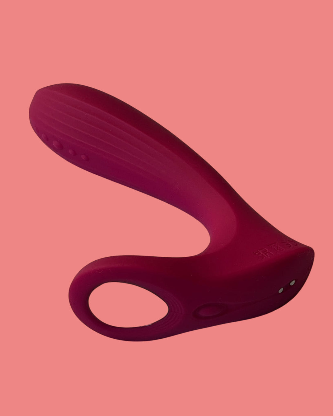 WHALE Vibrador doble estimula Punto G y dilatador anal