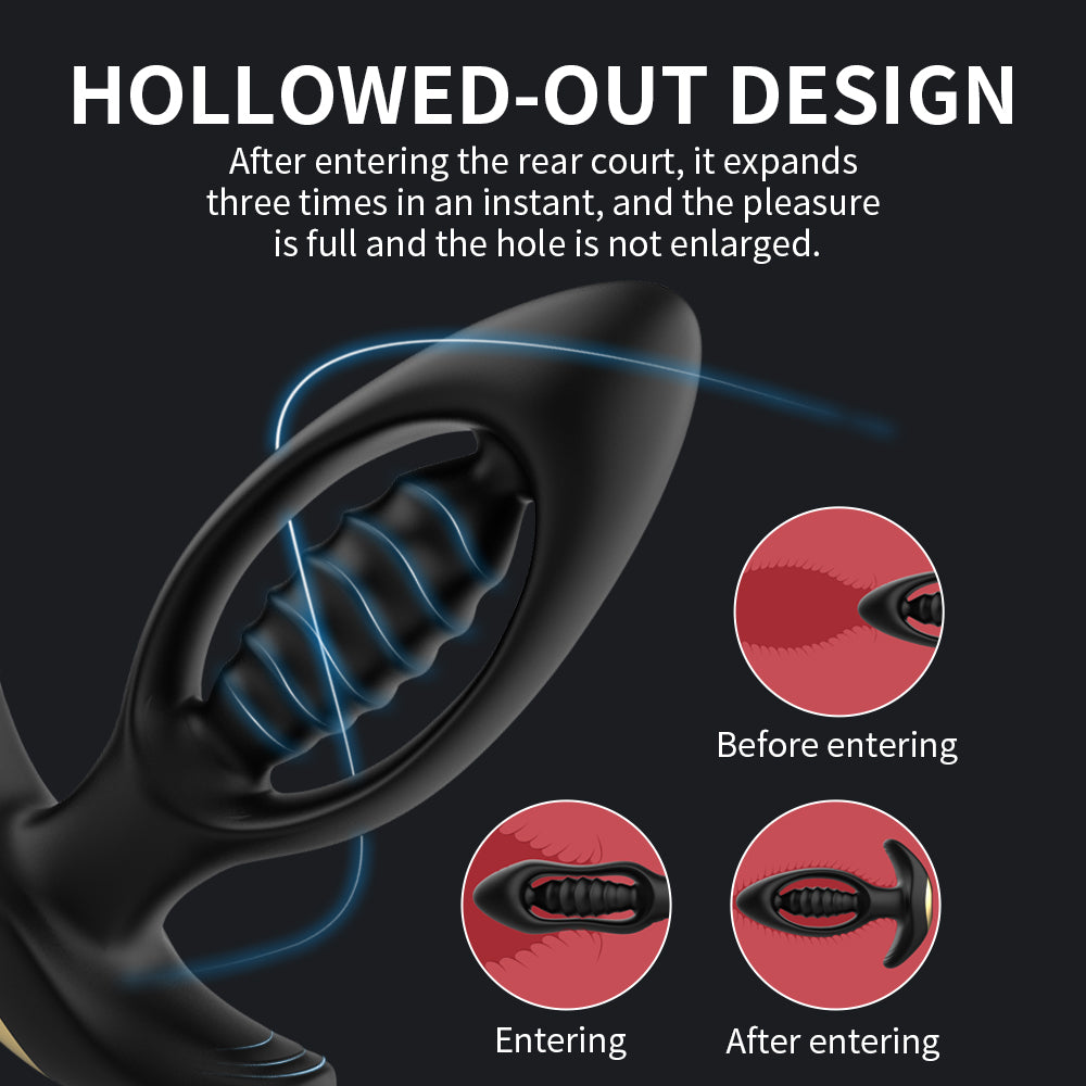 PILE DRIVER Plug anal vibrador